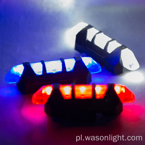 Super jasne przedni reflektor i tylna LED Rowerowe światło USB ładowne tylne światła rowerowe czerwone akcesoria LED o wysokiej intensywności